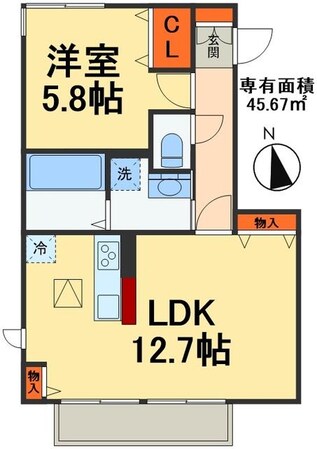 シャンティの物件間取画像